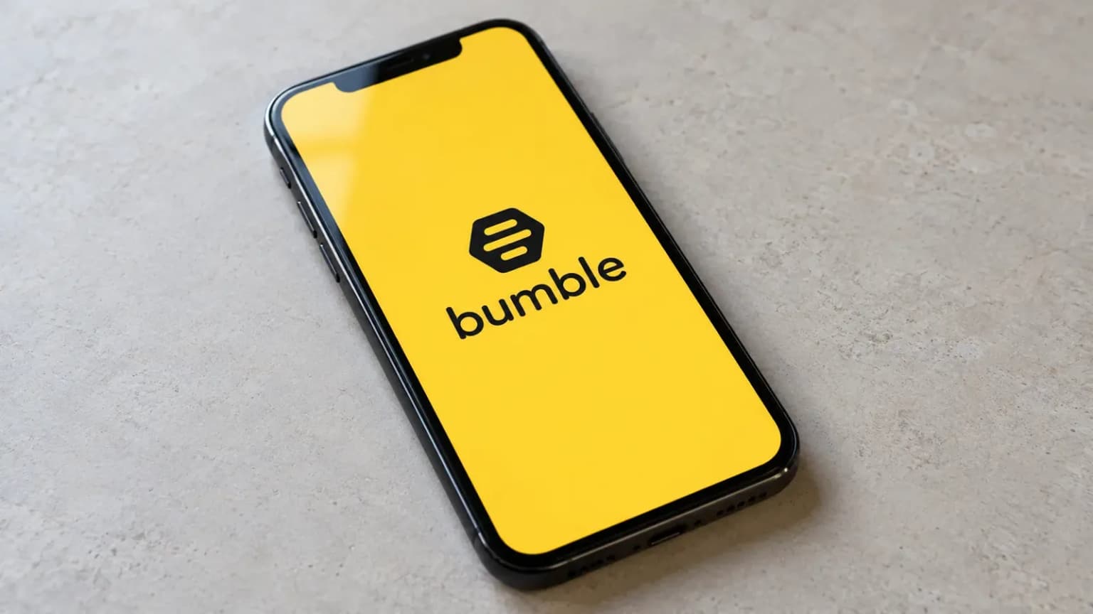 Bumble on a smartphone