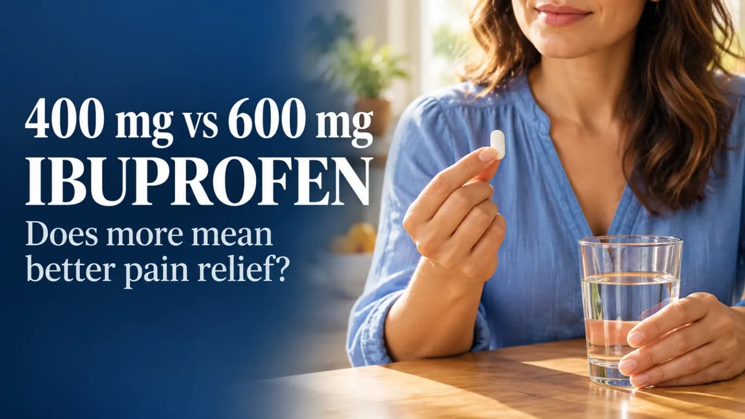 Ibuprofen dosage comparison at home