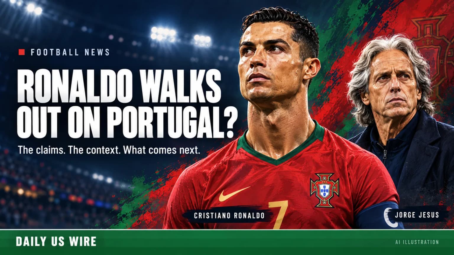 Portugal football_ Ronaldo and Jorge Jesus